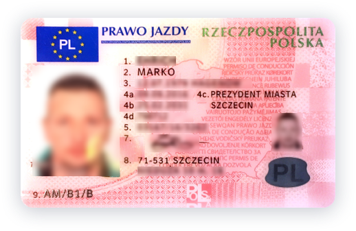 Beispielbild EU-Führerschein Dokumentation